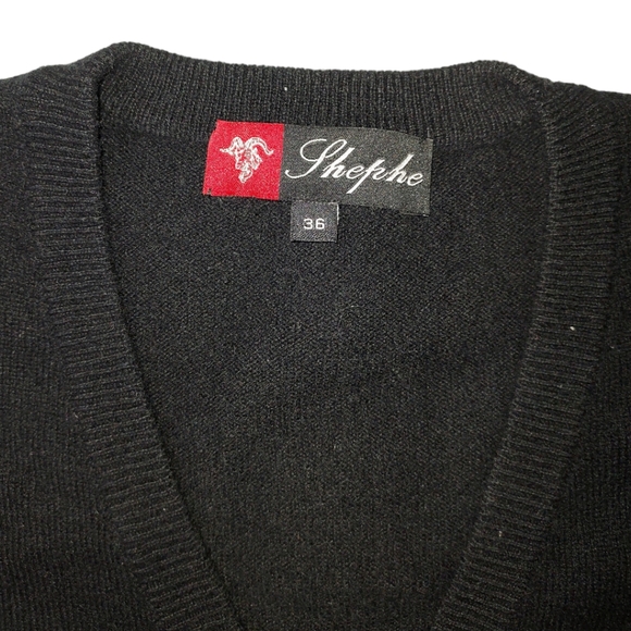 Shephe black sweater - Picture 4 of 6